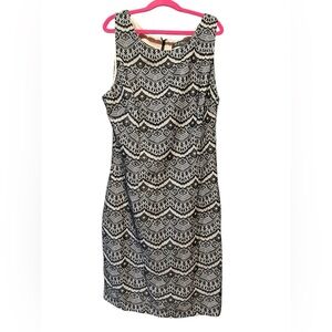 Black & Pink Lace GUESS Dress 12